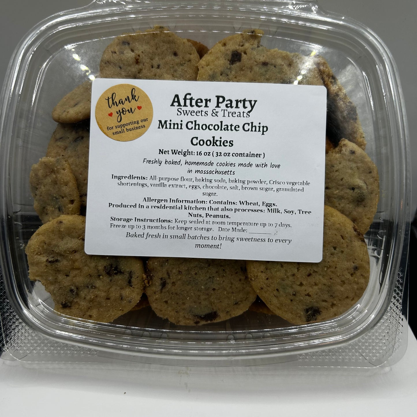 Mini Chocolate Chip Cookie