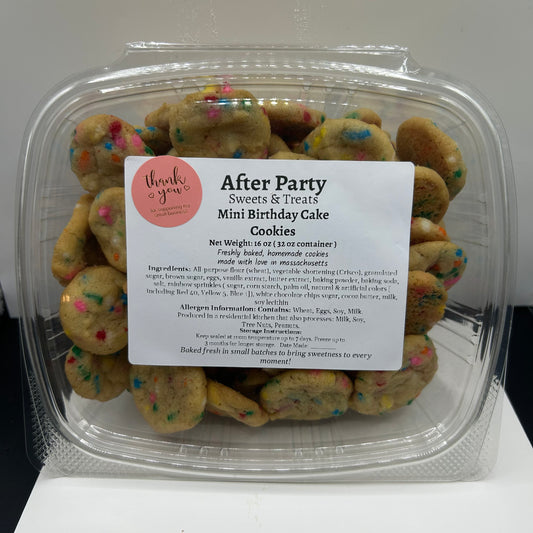 Mini Birthday Cake Cookies