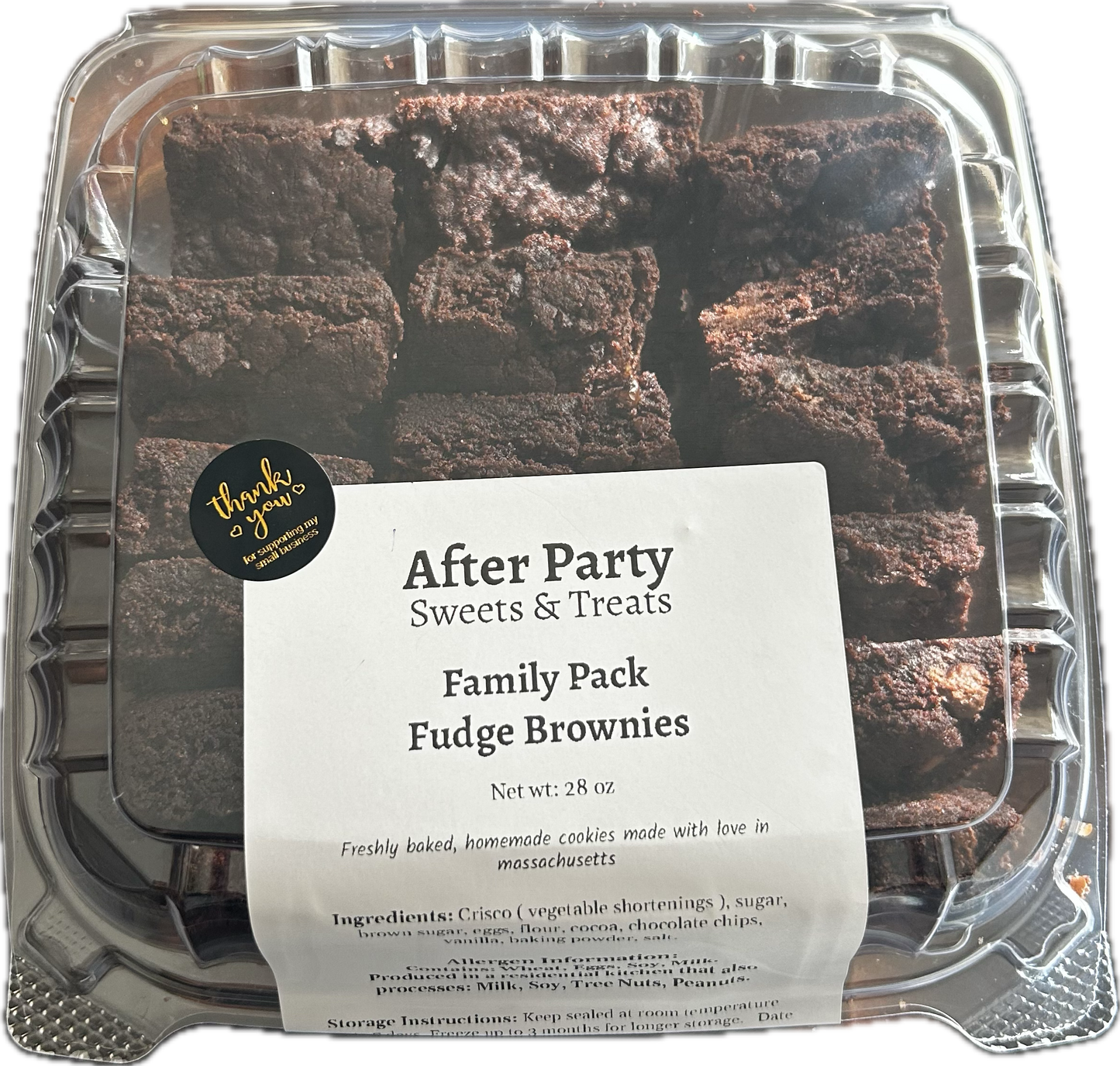 Family Pack Fudge Brownies