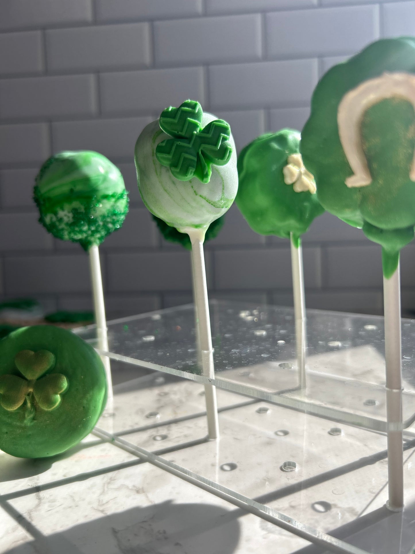Holiday Theme Cake Pops (St. Patrick's Day)