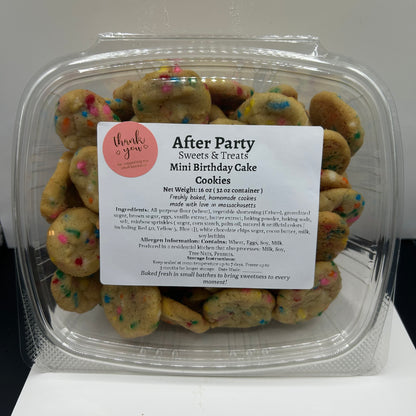 Mini Birthday Cake Cookies