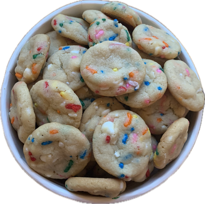 Mini Birthday Cake Cookies