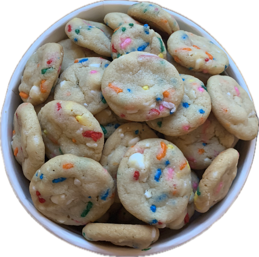 Mini Birthday Cake Cookies