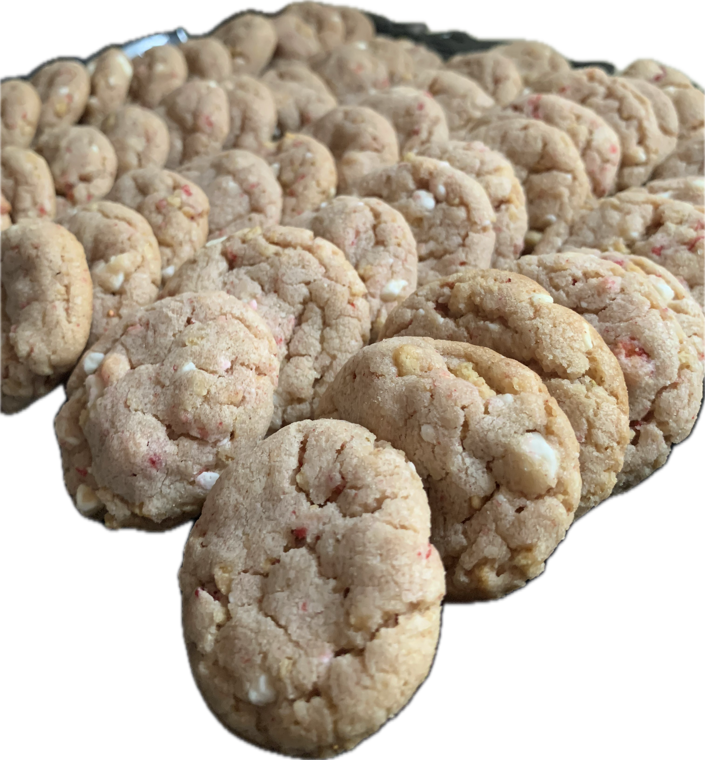 Mini Strawberry & Cream Cookies
