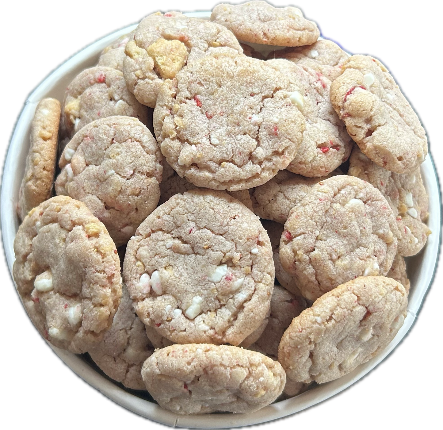 Mini Strawberry & Cream Cookies