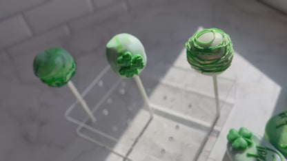 Holiday Theme Cake Pops (St. Patrick's Day)